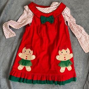 Corduroy toddler holiday dress